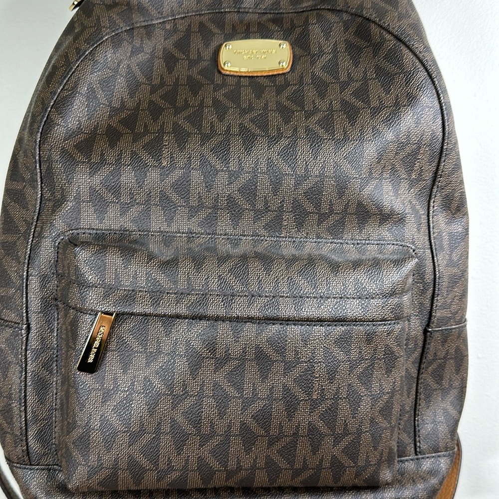 Michael Kors | Canvas Logo Large Backpack | BRAND NEW